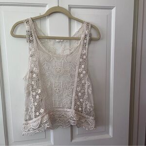 Garage Lace Tank, XS